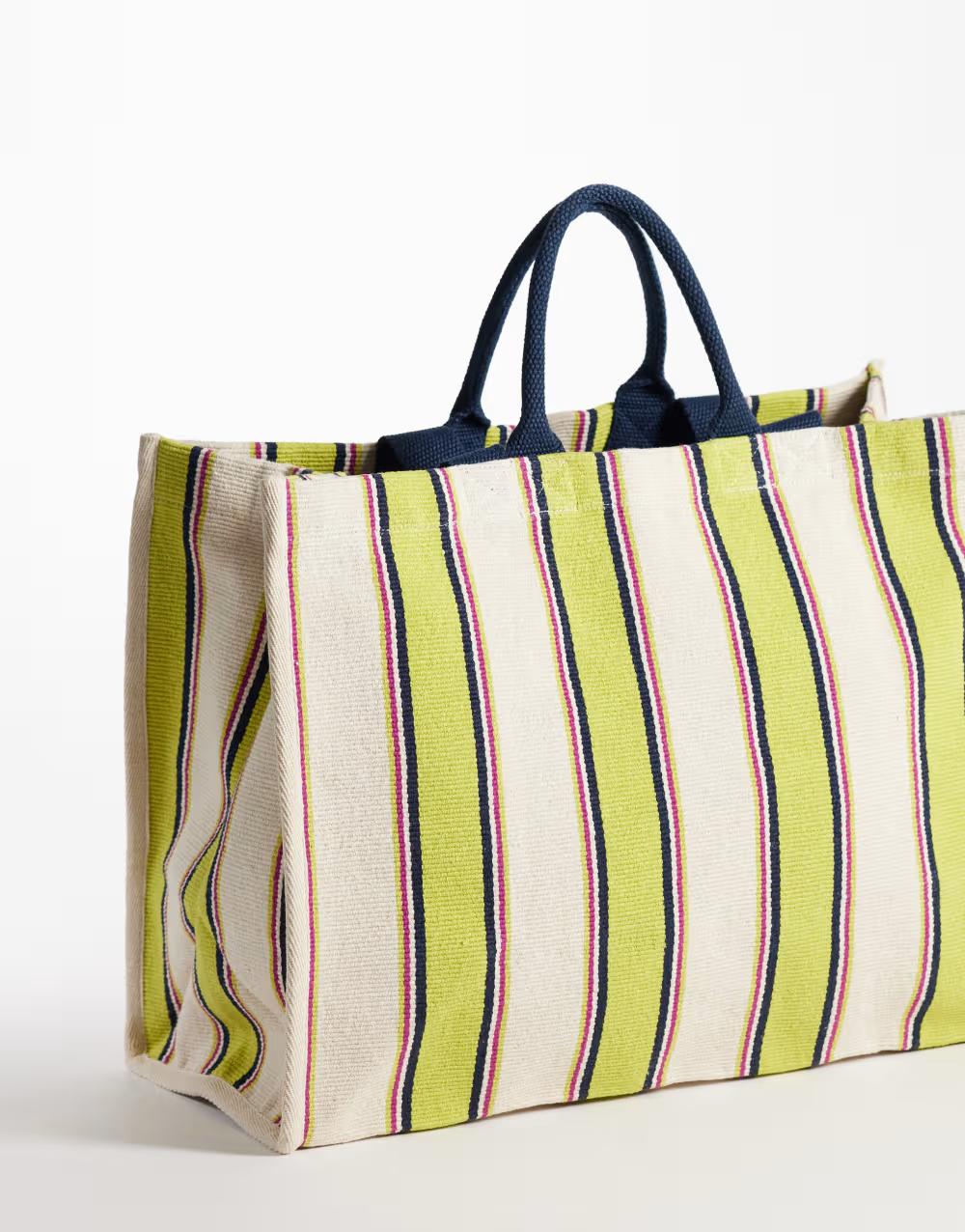 TORBA PLAŻOWA PASKI 45,5x34,5cm