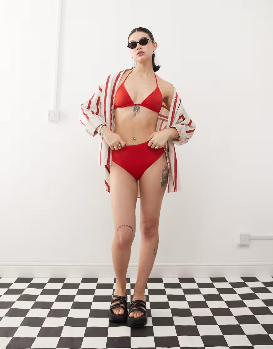 CZERWONY DÓŁ OD BIKINI