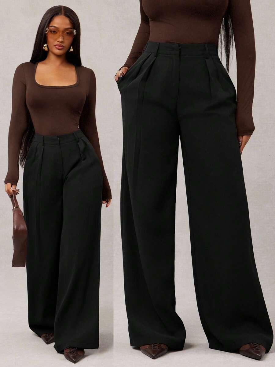 SPODNIE DAMSKIE CASUAL PALAZZO 