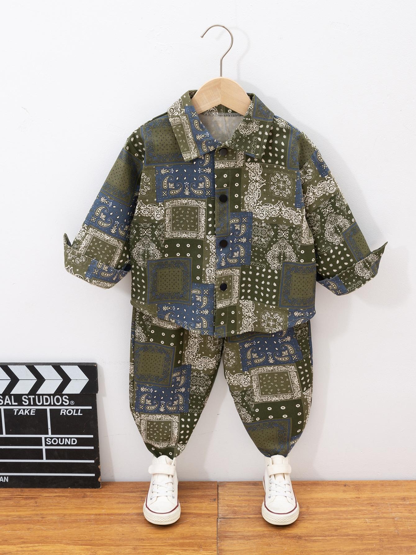 komplet koszula spodnie jeans