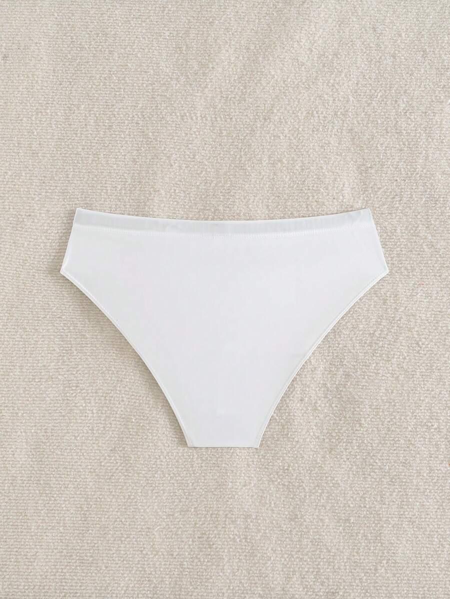 biały dół od bikini