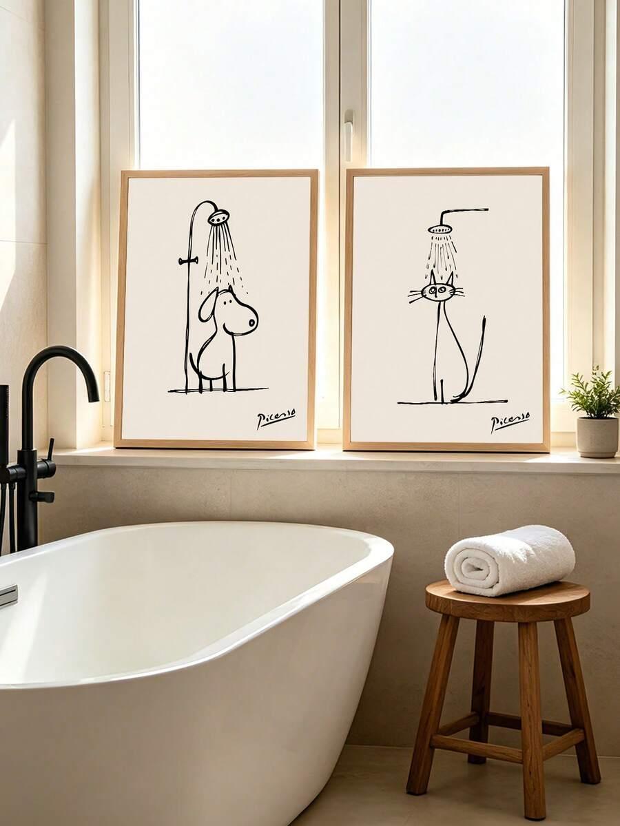 plakat na ścianę print 2-pack