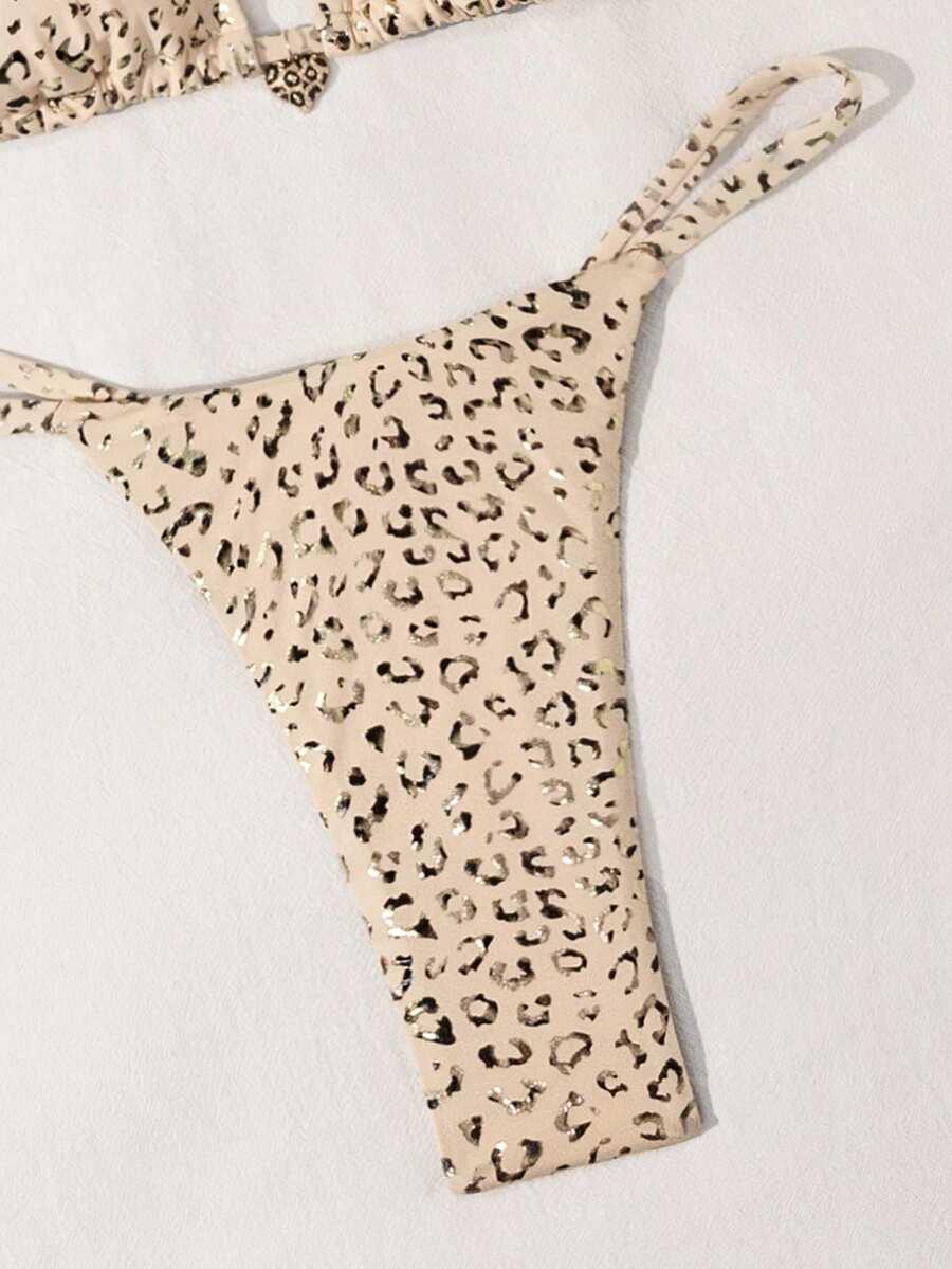 DWUCZĘŚCIOWY STRÓJ KĄPIELOWY ANIMAL PRINT