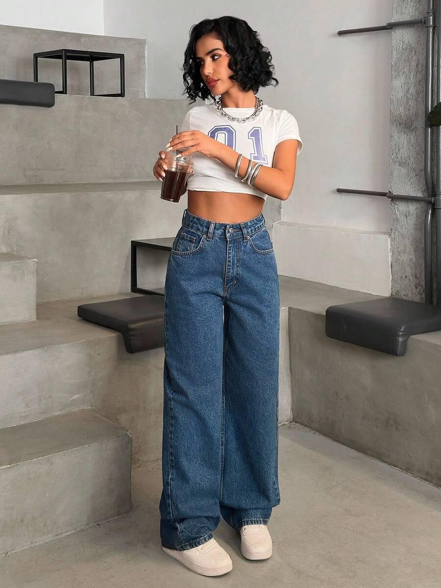 NIEBIESKIE JEANSY CASUAL