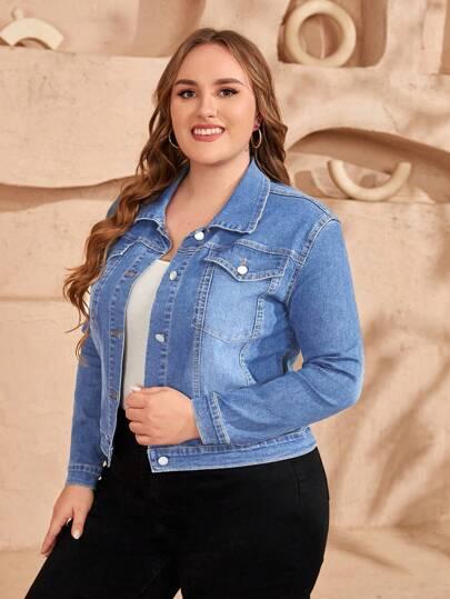 NIEBIESKA KURTKA JEANS