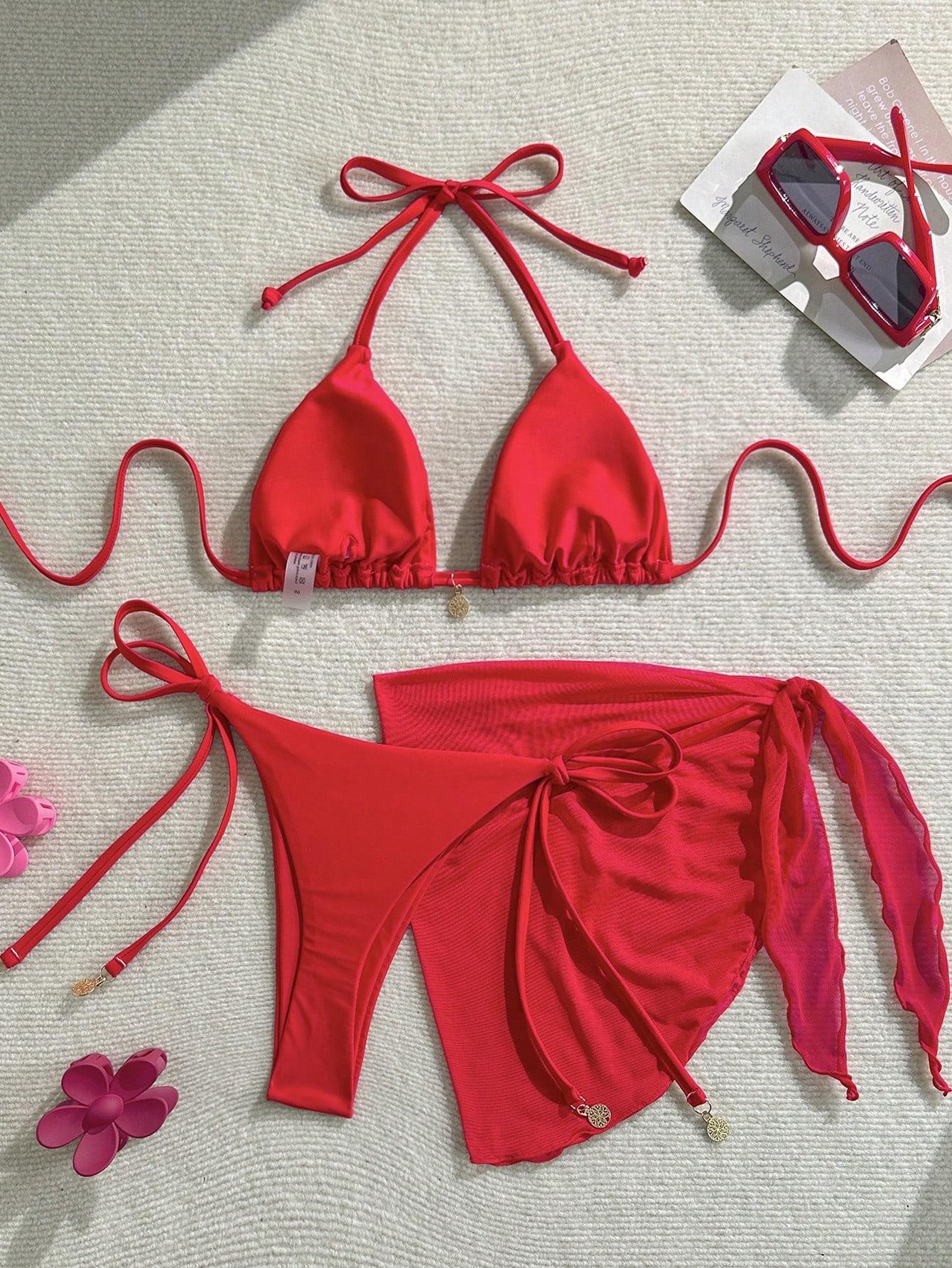 dół od bikini wiązanie sarong