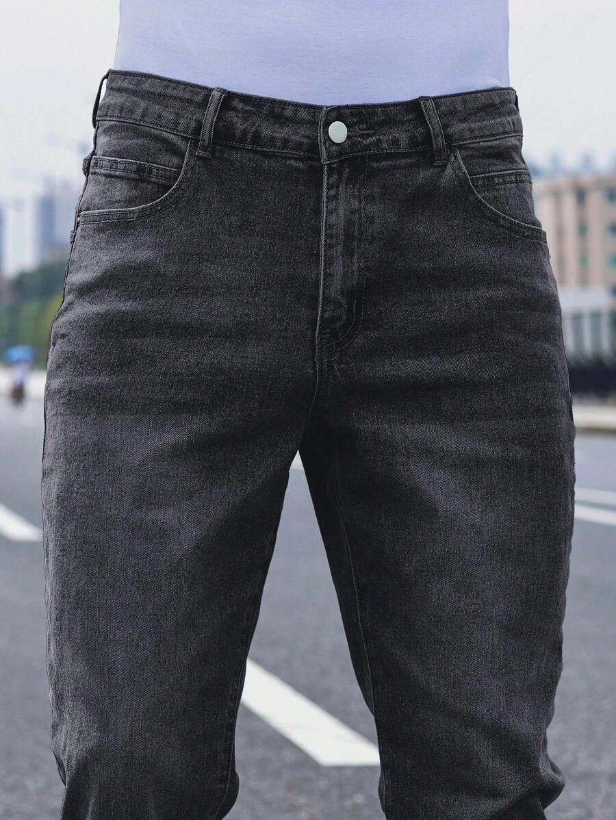 czarne spodnie jeans