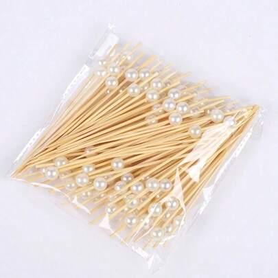 drewniane wykałaczki zdobienie 100-pack