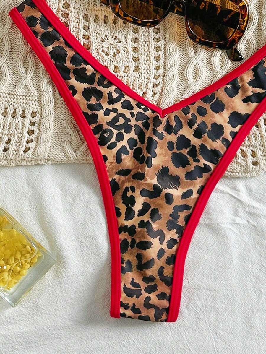 DWUCZĘŚCIOWY STRÓJ KĄPIELOWY ANIMAL PRINT