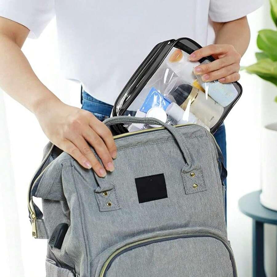 PRZEZROCZYSTA KOSMETYCZKA zip
