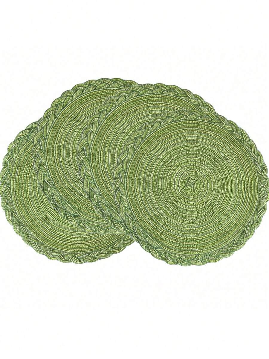 zielone podkładki 4-pack