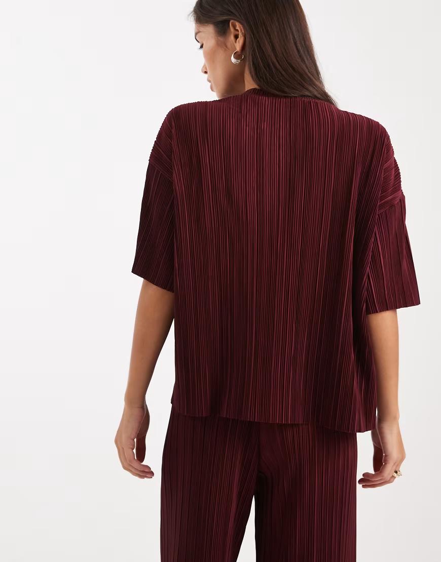 PLISOWANY BORDOWY TOP
