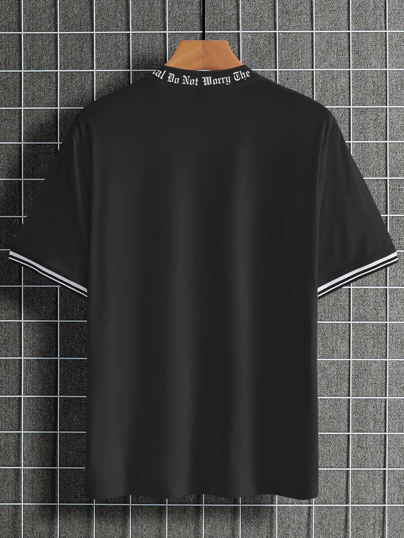 CZARNY T-SHIRT BASIC