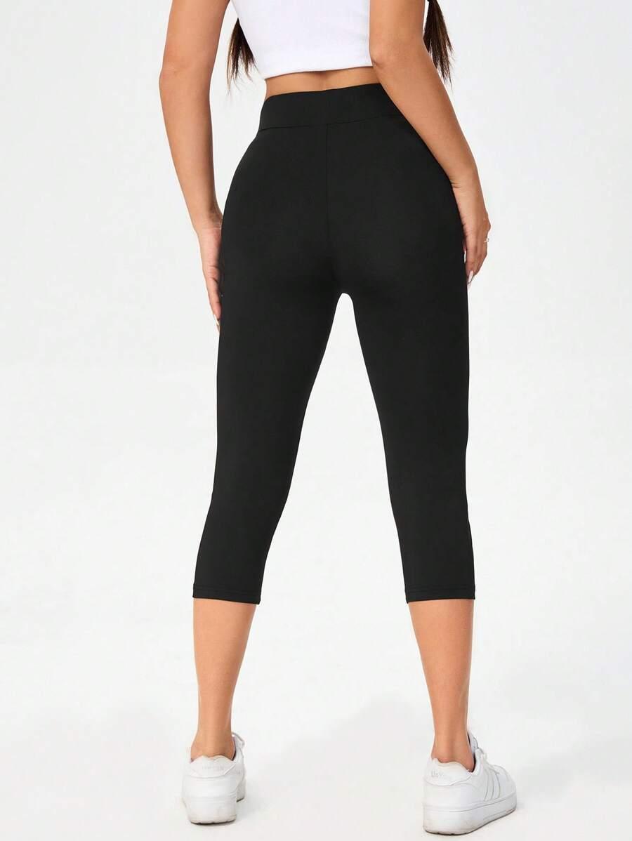 CZARNE LEGGINSY WYSOKI STAN