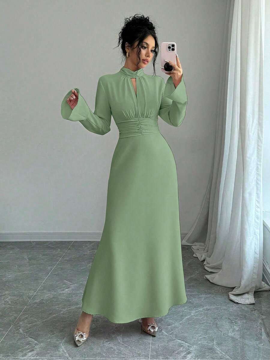 ELEGANCKA SUKIENKA WIECZOROWA MAXI 