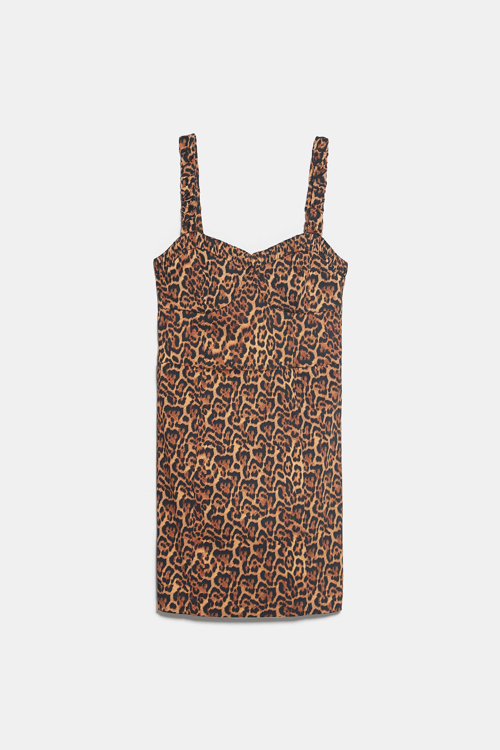 mini sukienka animal print