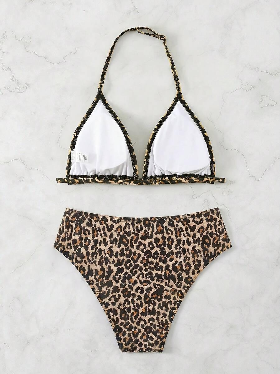 DWUCZĘŚCIOWY STRÓJ KĄPIELOWY ANIMAL PRINT