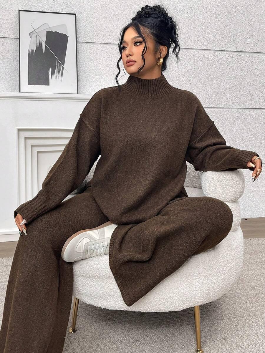 sweter spodnie komplet 