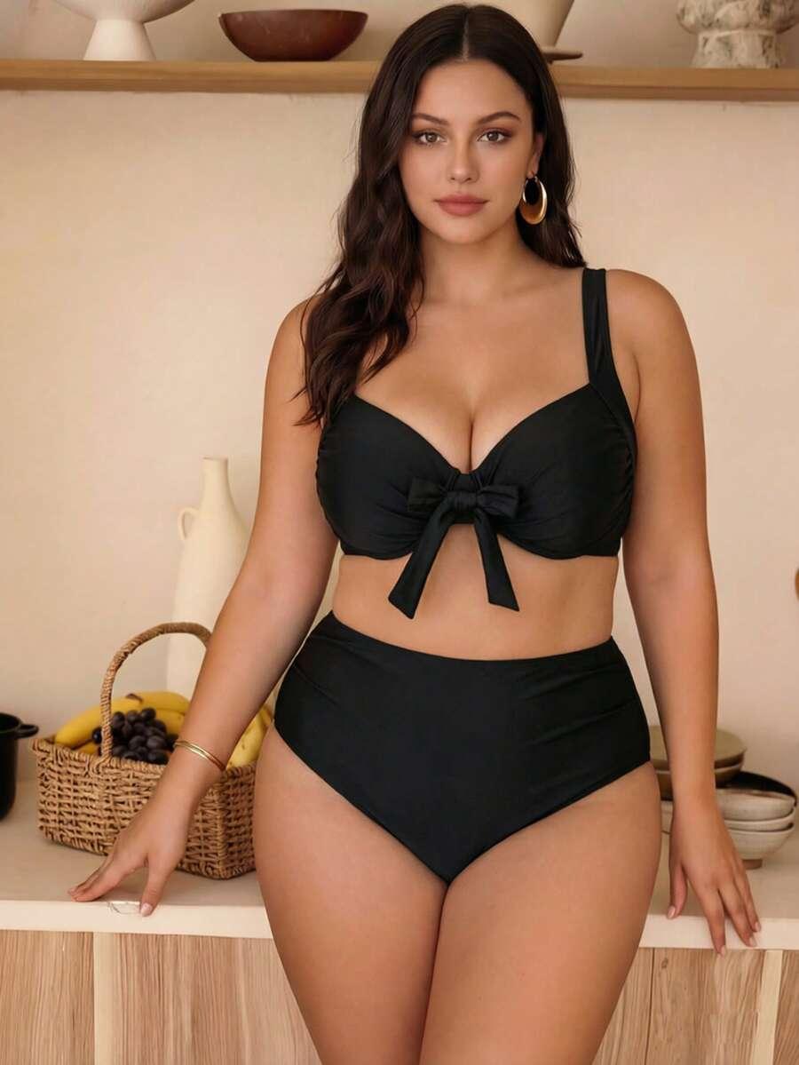 czarna góra od bikini