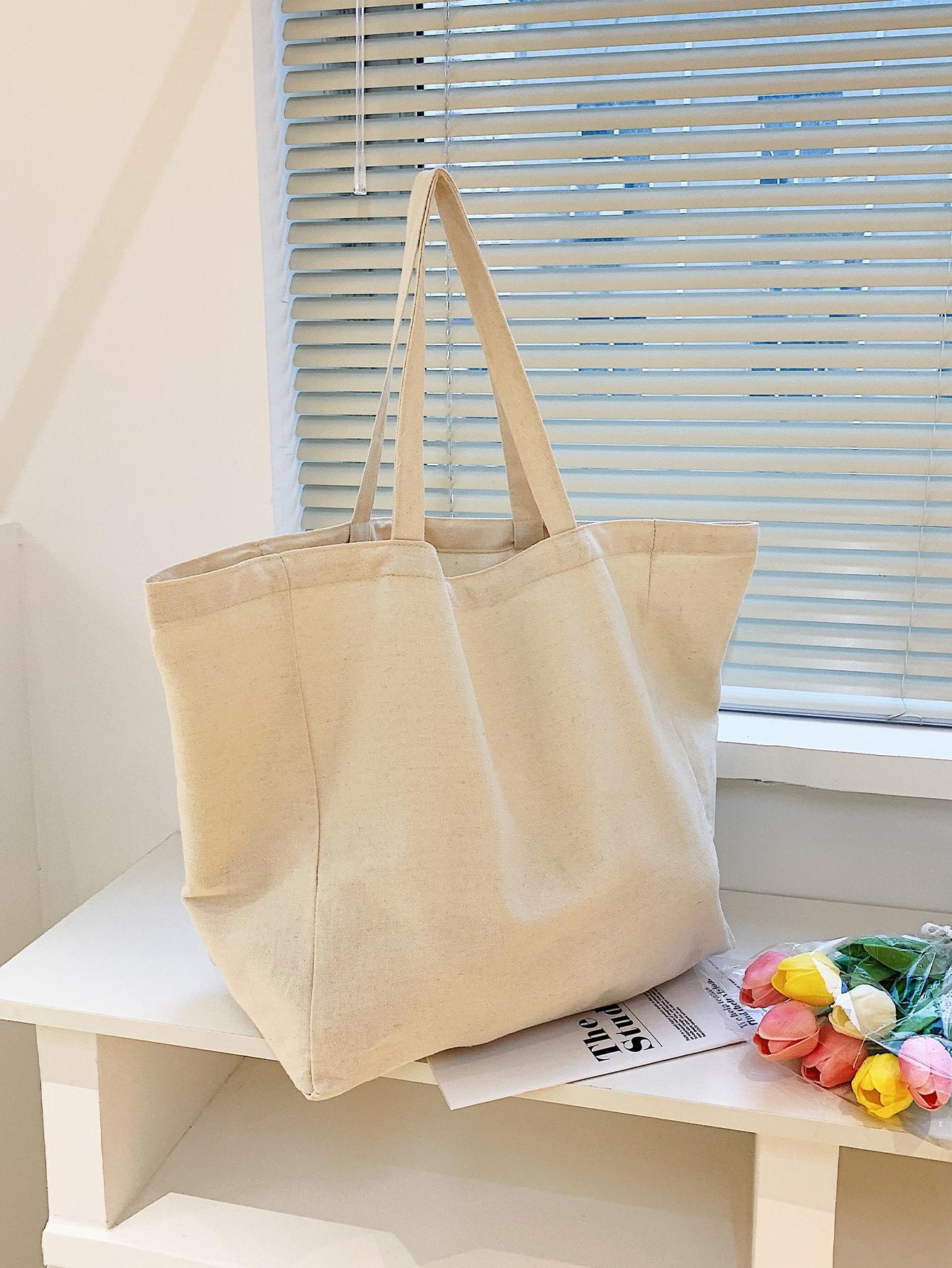 beżowa torba shopper
