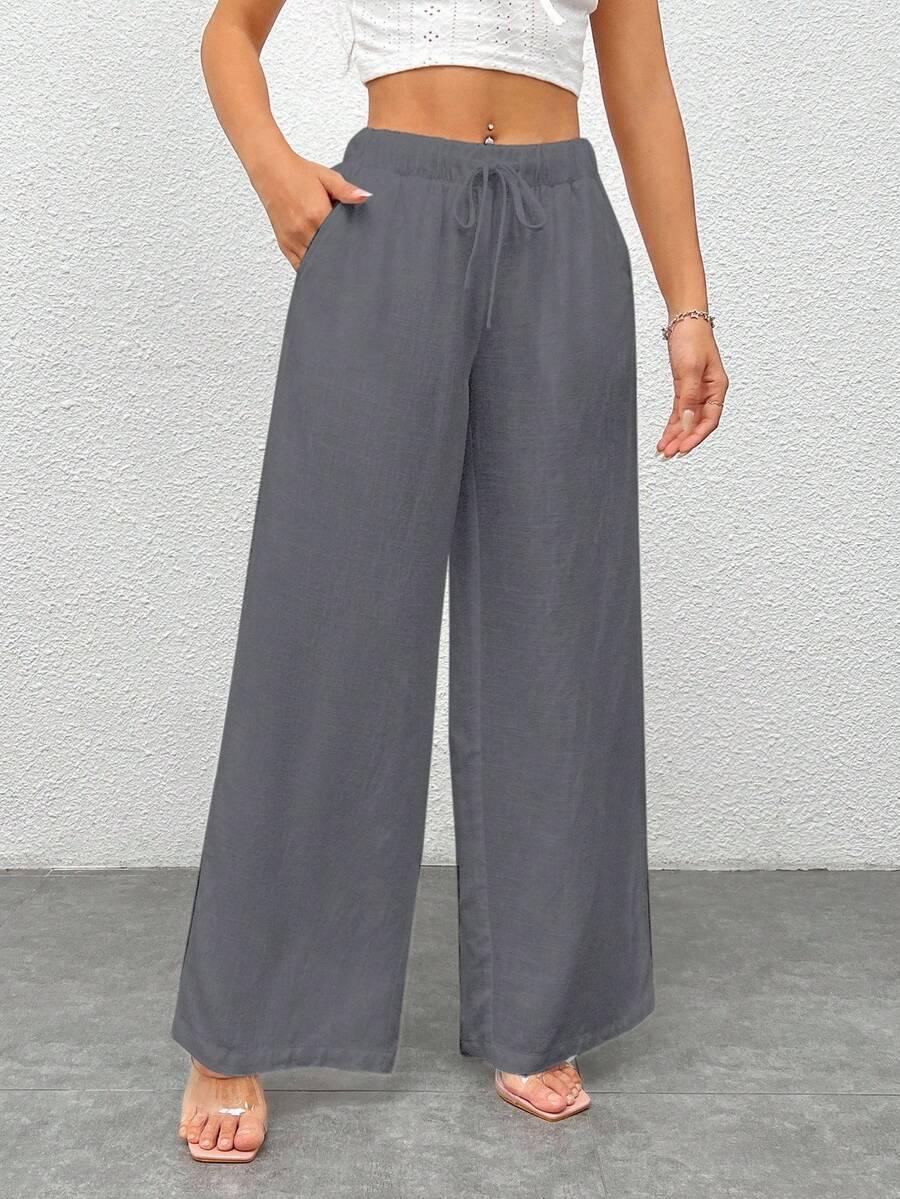 szare spodnie casual