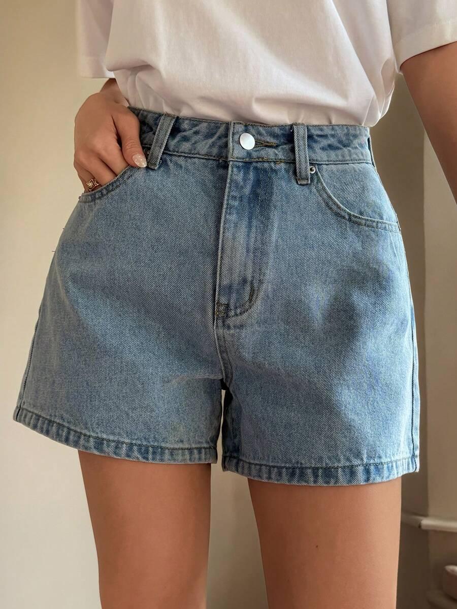 NIEBIESKIE SPODENKI JEANS