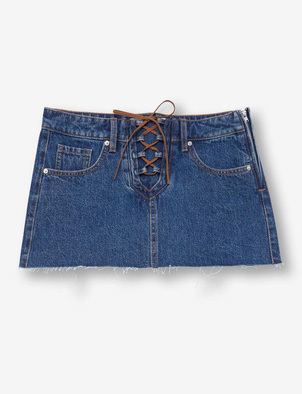 SPÓDNICA MINI JEANS