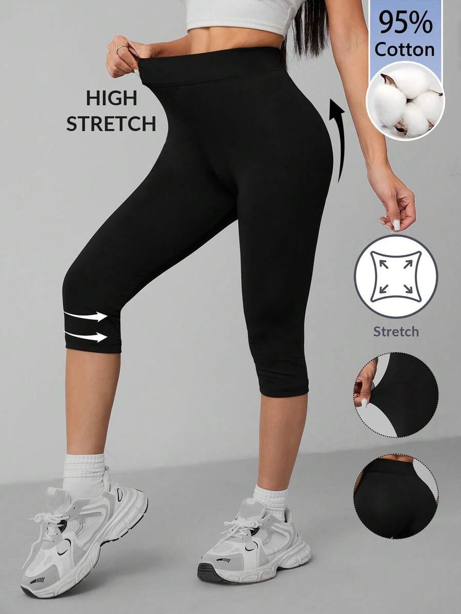czarne legginsy wysoki stan