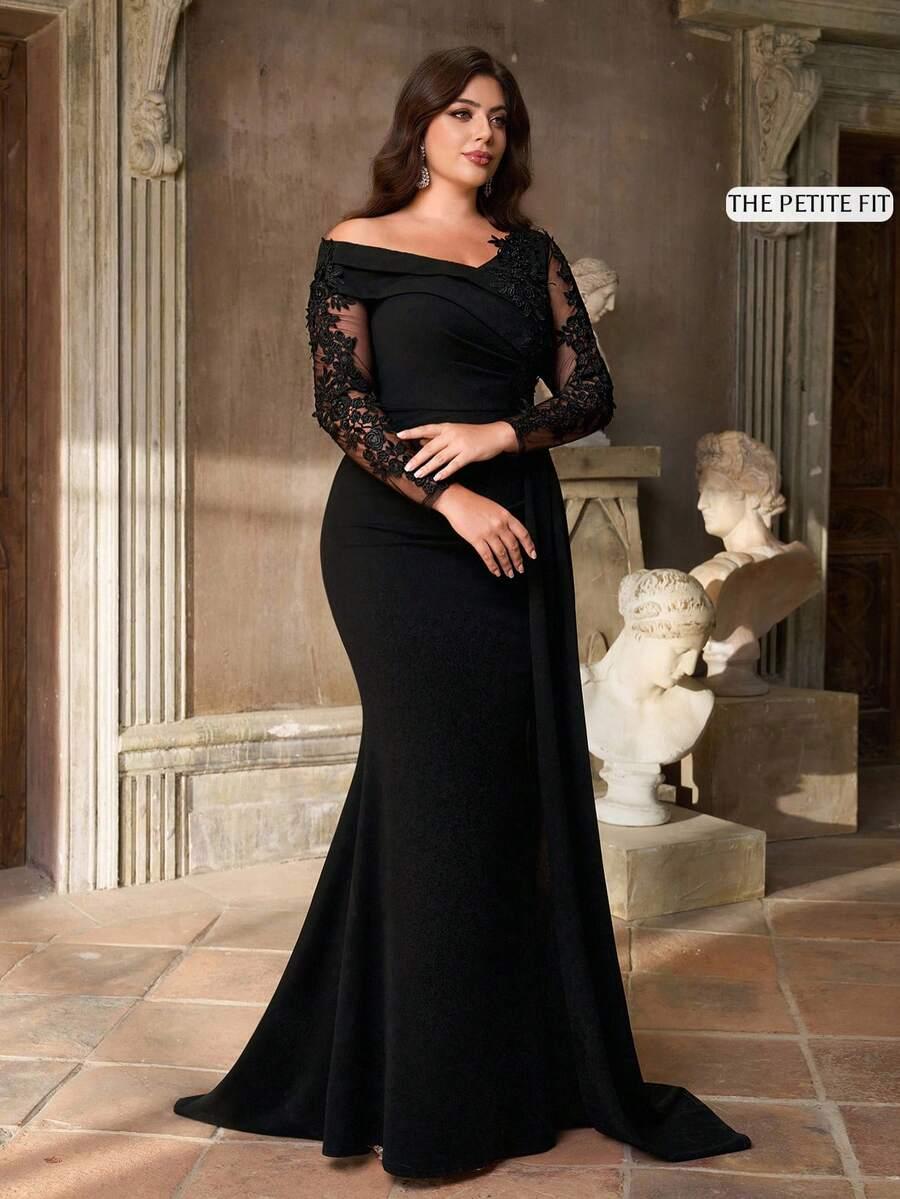 czarna maxi sukienka