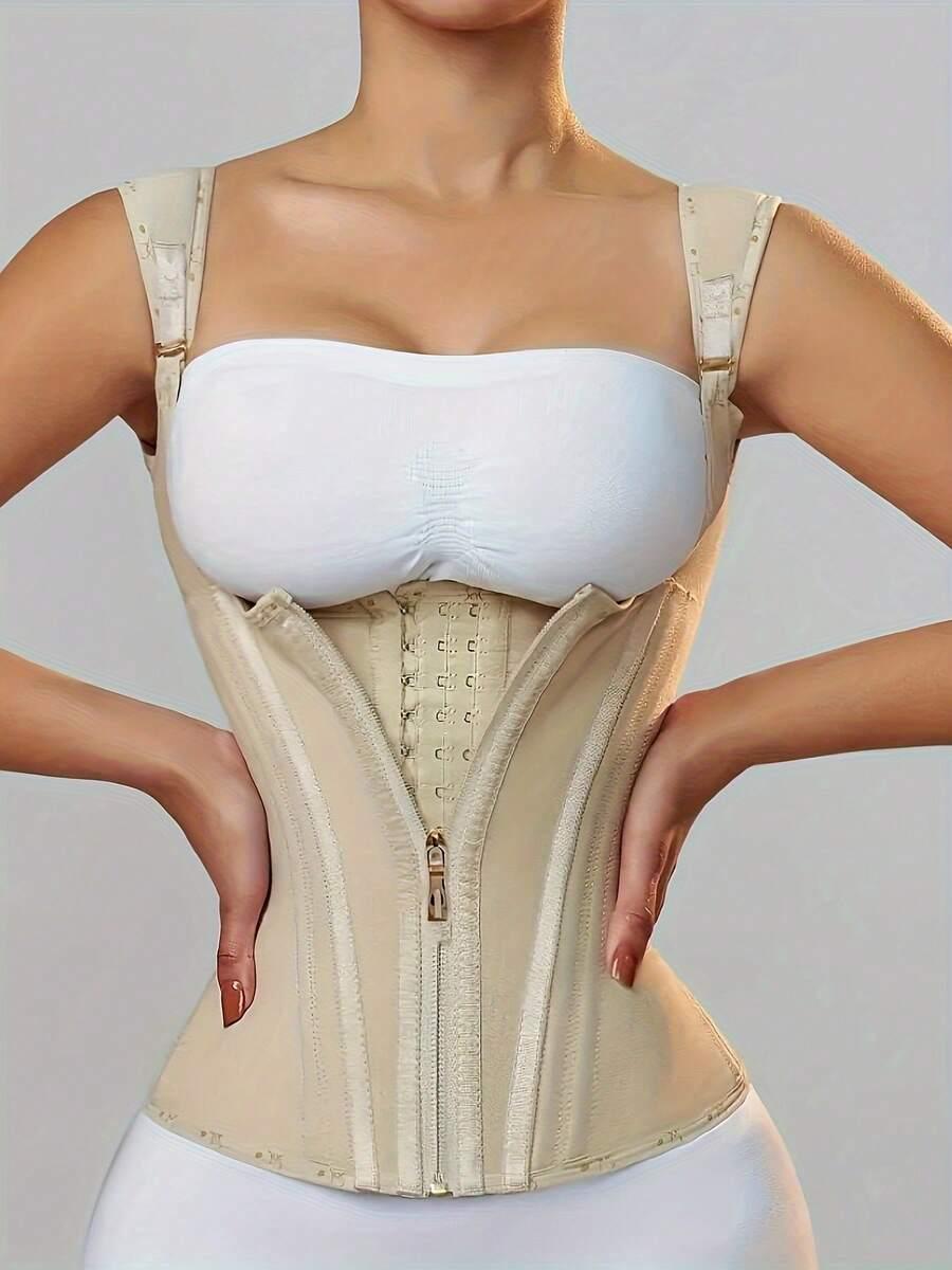 beżowy gorset modelujący 