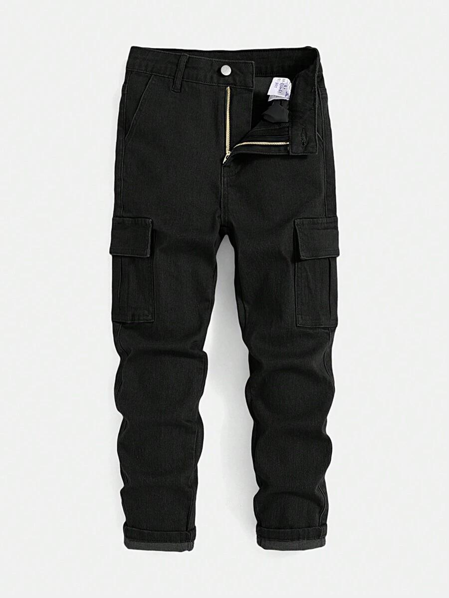 CZARNE spodnie JEANS 
