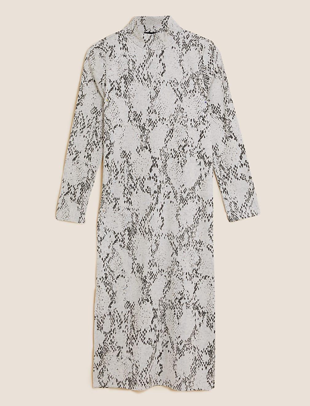 sukienka snake print T42-4787-T4