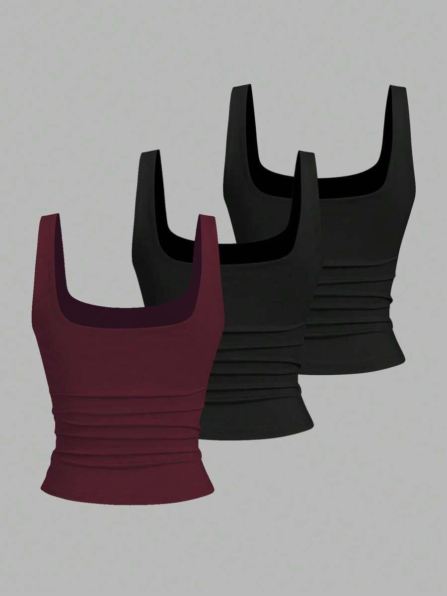 gładki top 3-pack