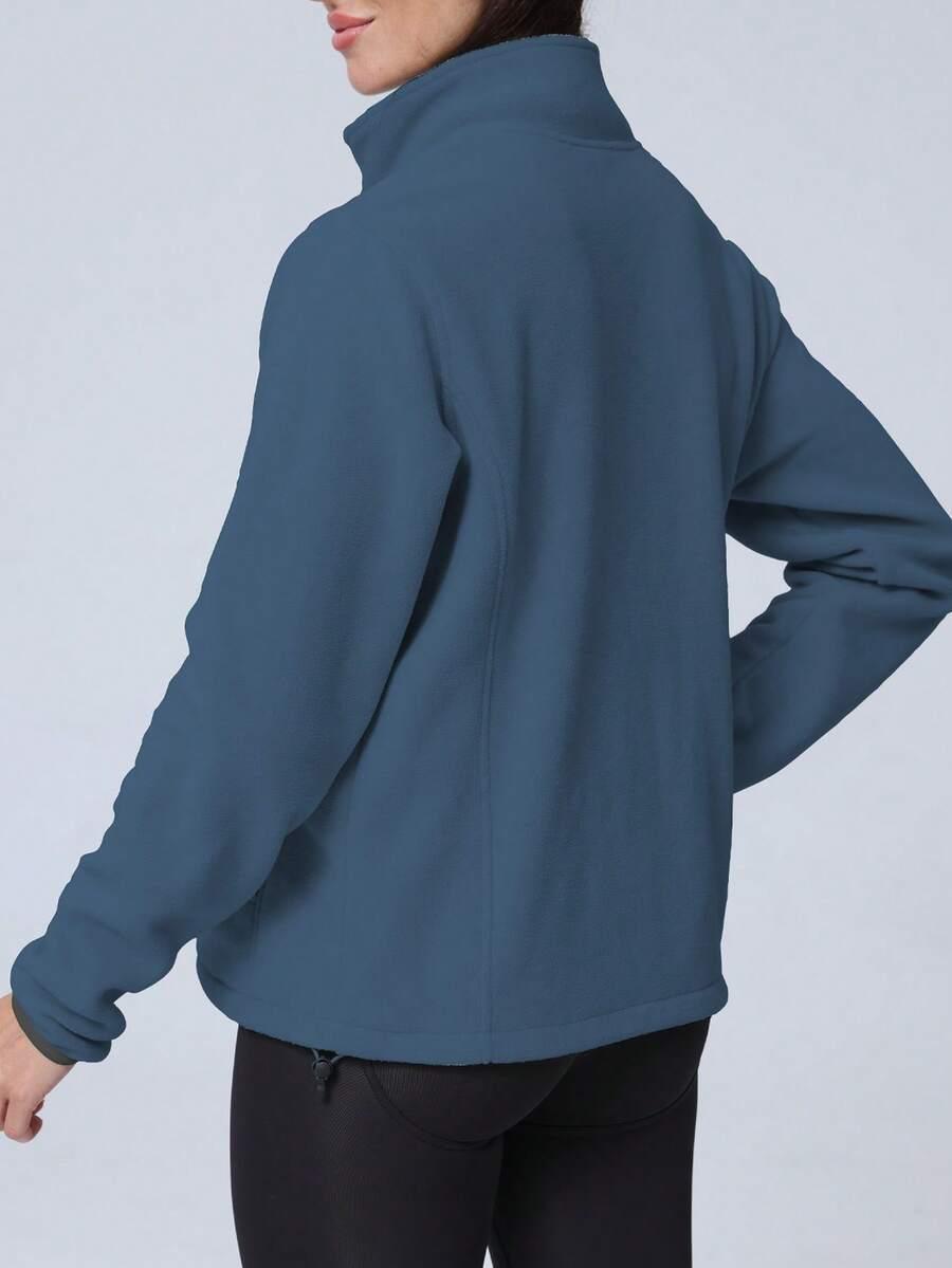 GRANATOWA BLUZA POLAR