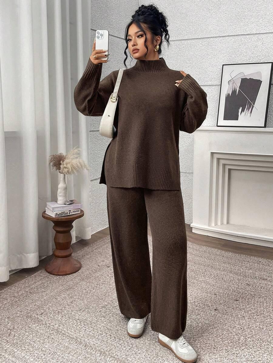 sweter spodnie komplet 