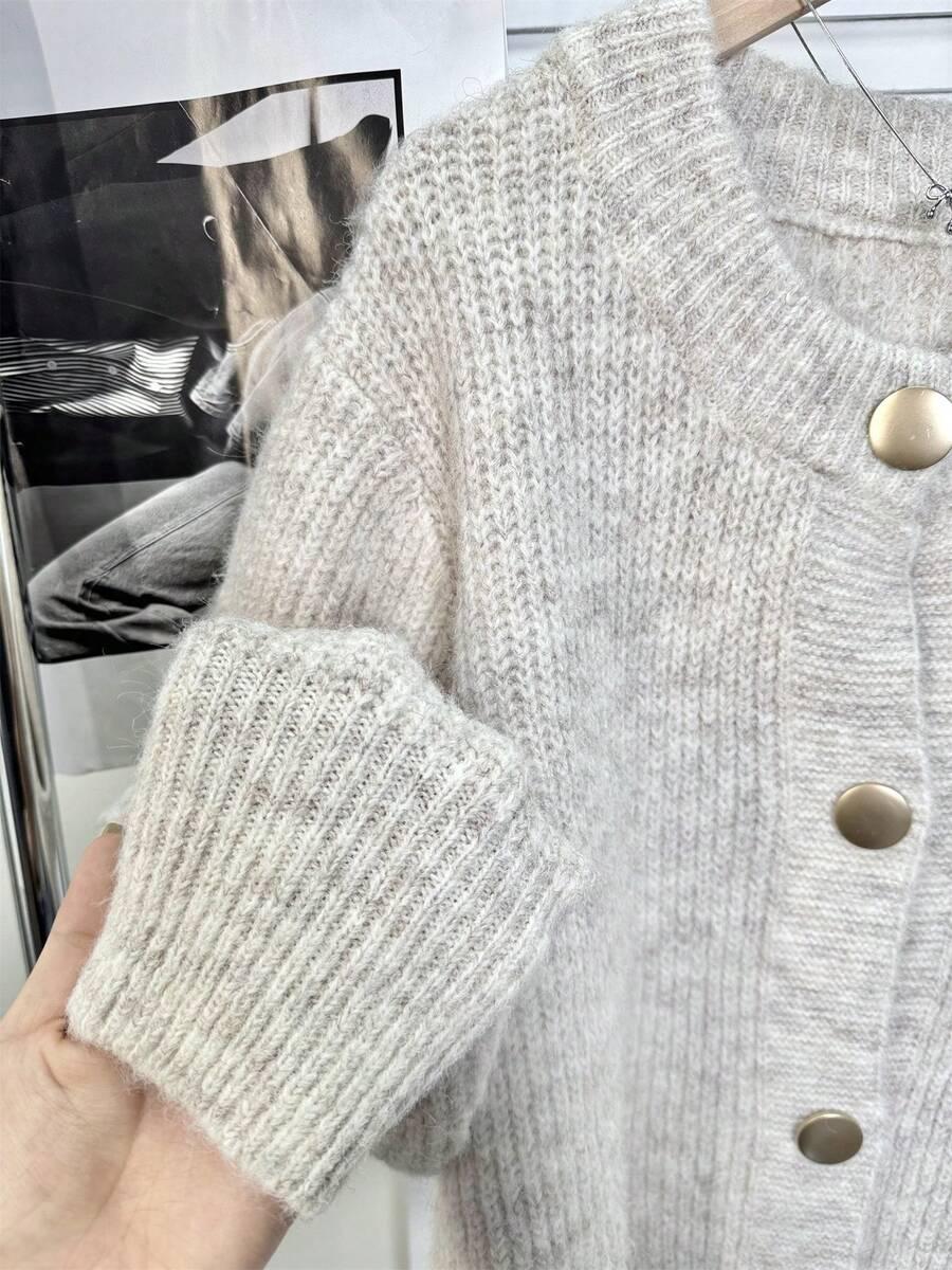 rozpinany sweter KARDIGAN OVERSIZE DŁUGI RĘKAW