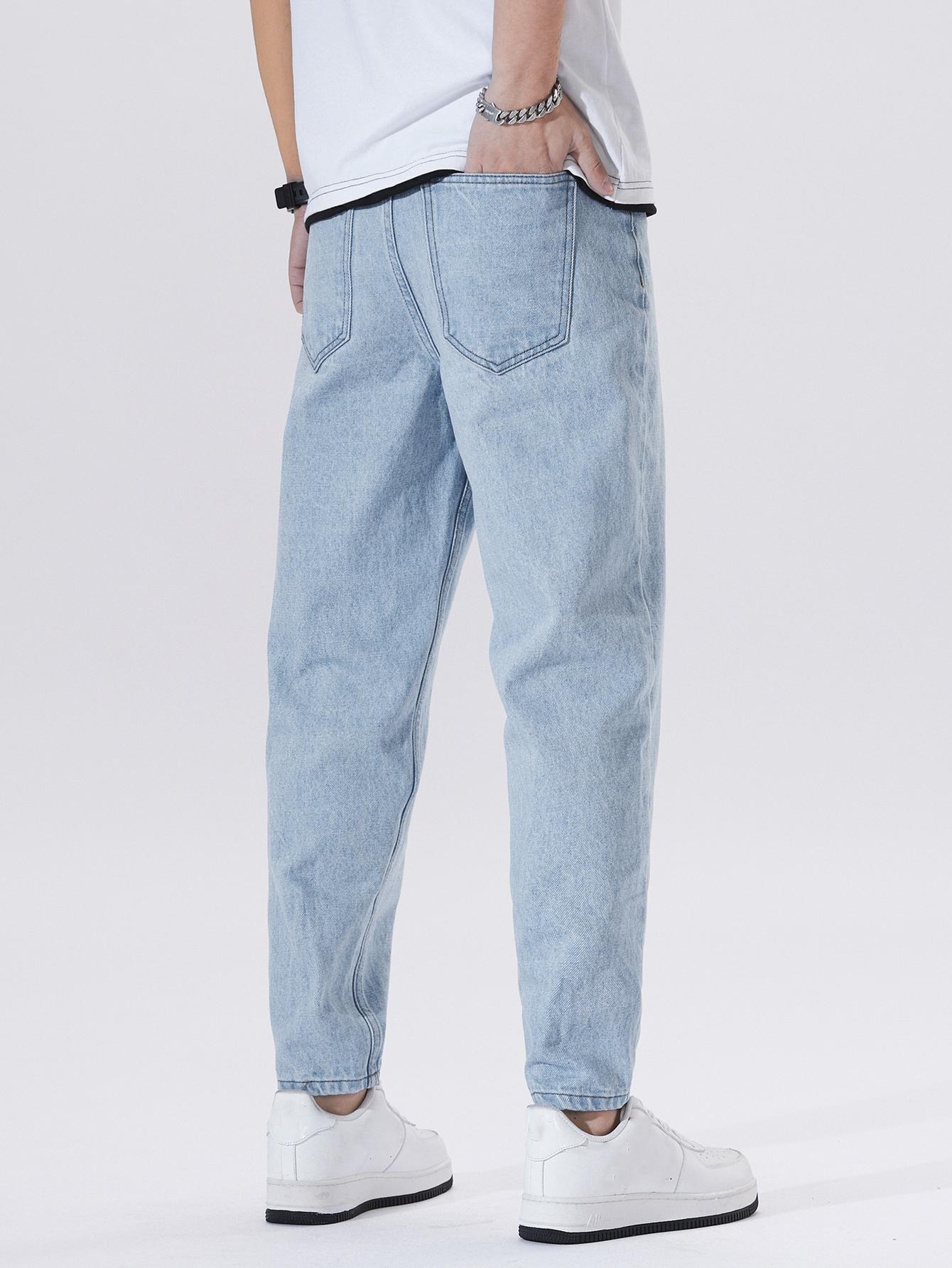 NIEBIESKIE SPODNIE JEANS
