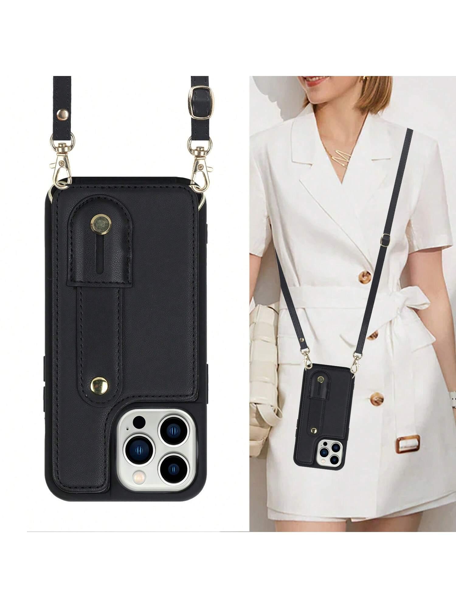 CZARNE ETUI NA TELEFON SMYCZ IPHONE 17 pro max