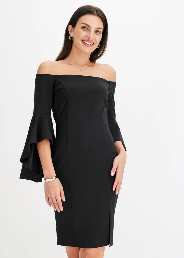 czarna mini sukienka