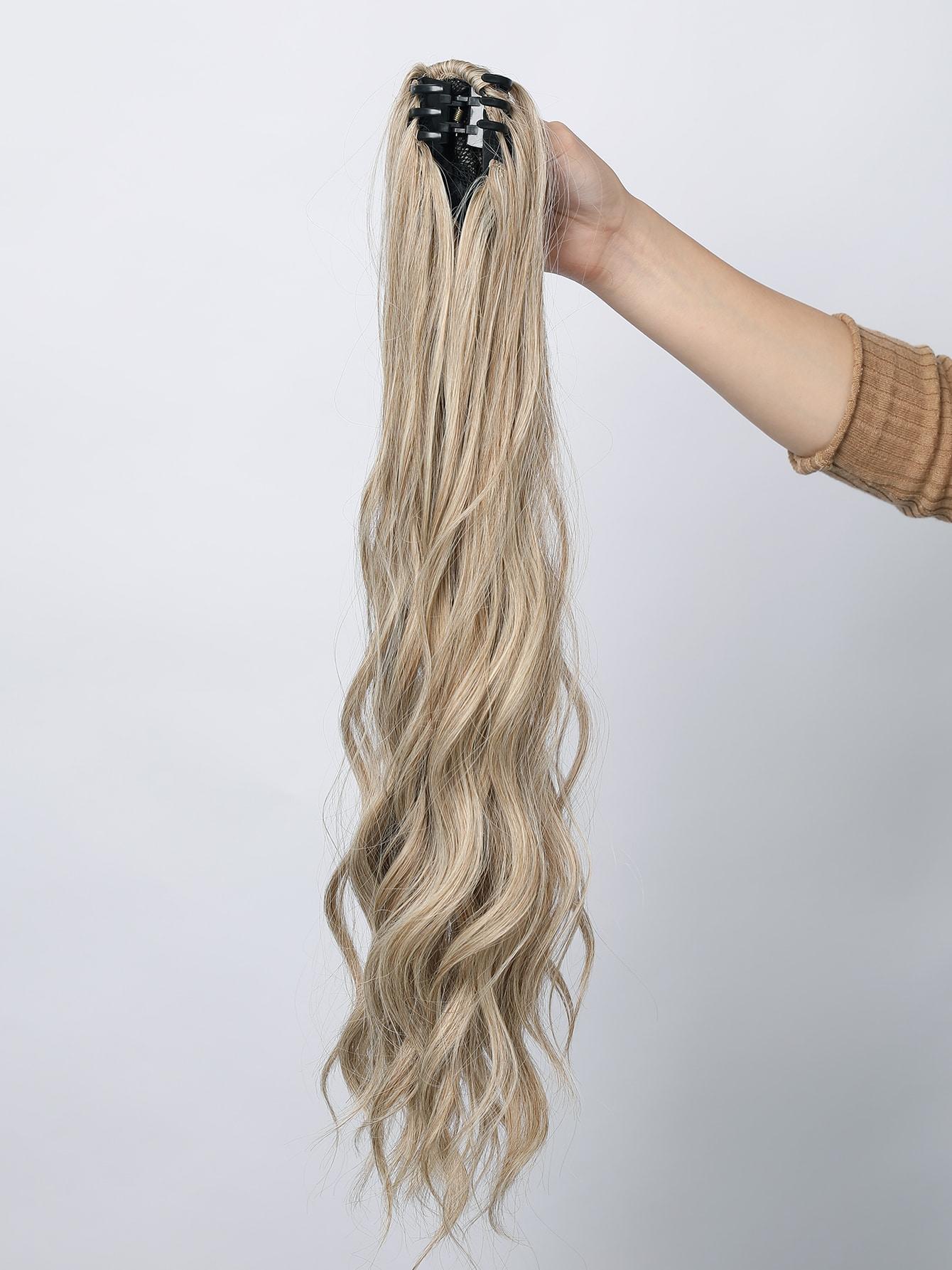 blond kucyk klamra