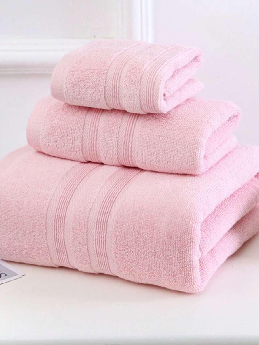 zestaw różowych ręczników 3-pack