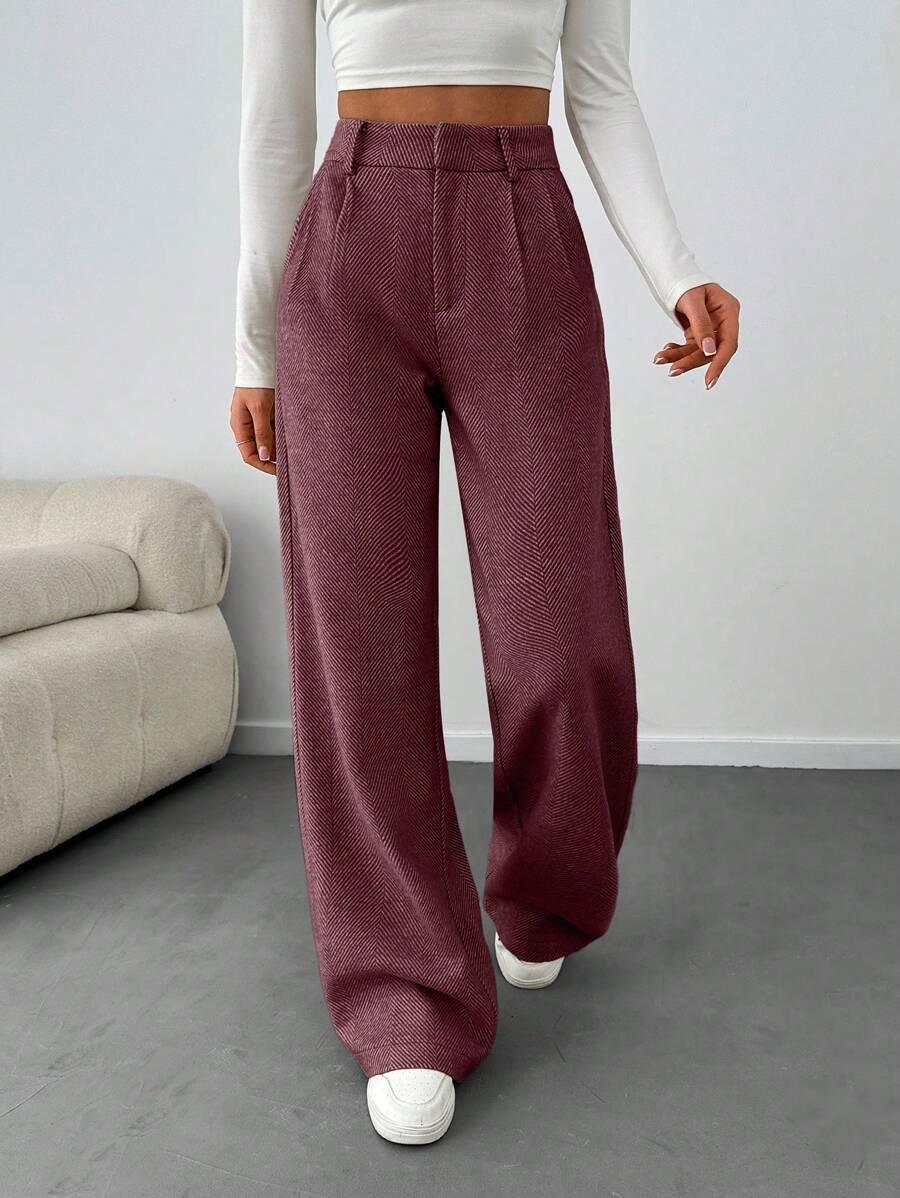 SPODNIE WYSOKI STAN CASUAL