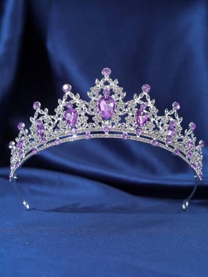 komplet naszyjnik kolczyki diadem