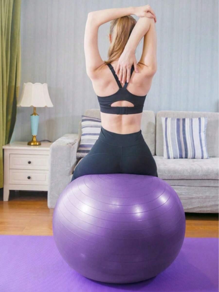 fioletowa piłka fitness