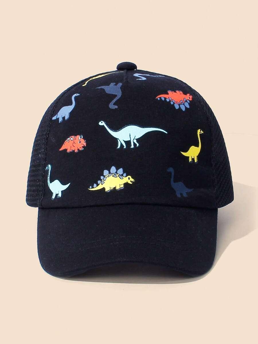 czapka z daszkiem dinozaury