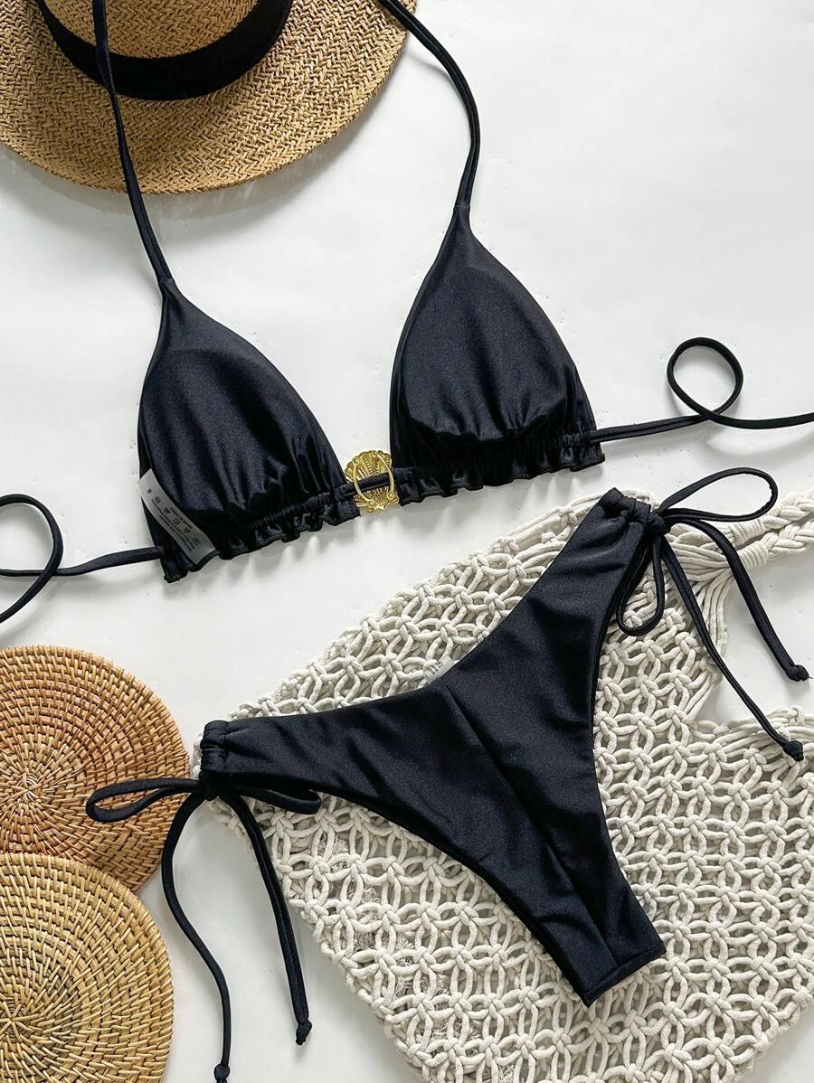 góra od bikini zdobienie marszczenie