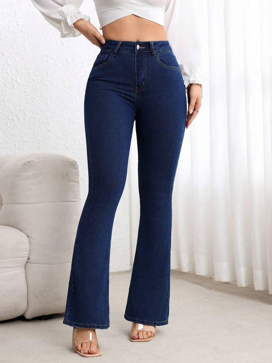 SPODNIE JEANS DZWONY