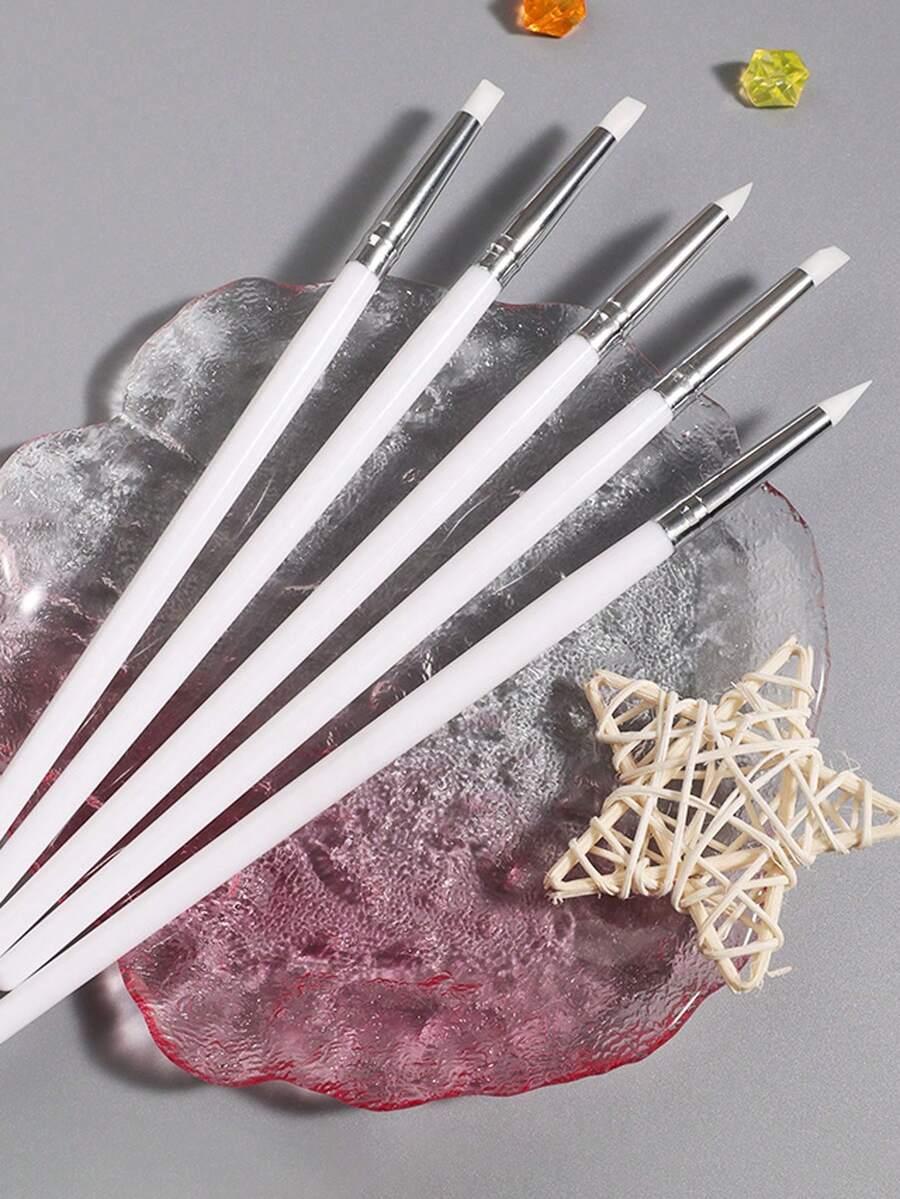 pędzle do paznokci 4-pack