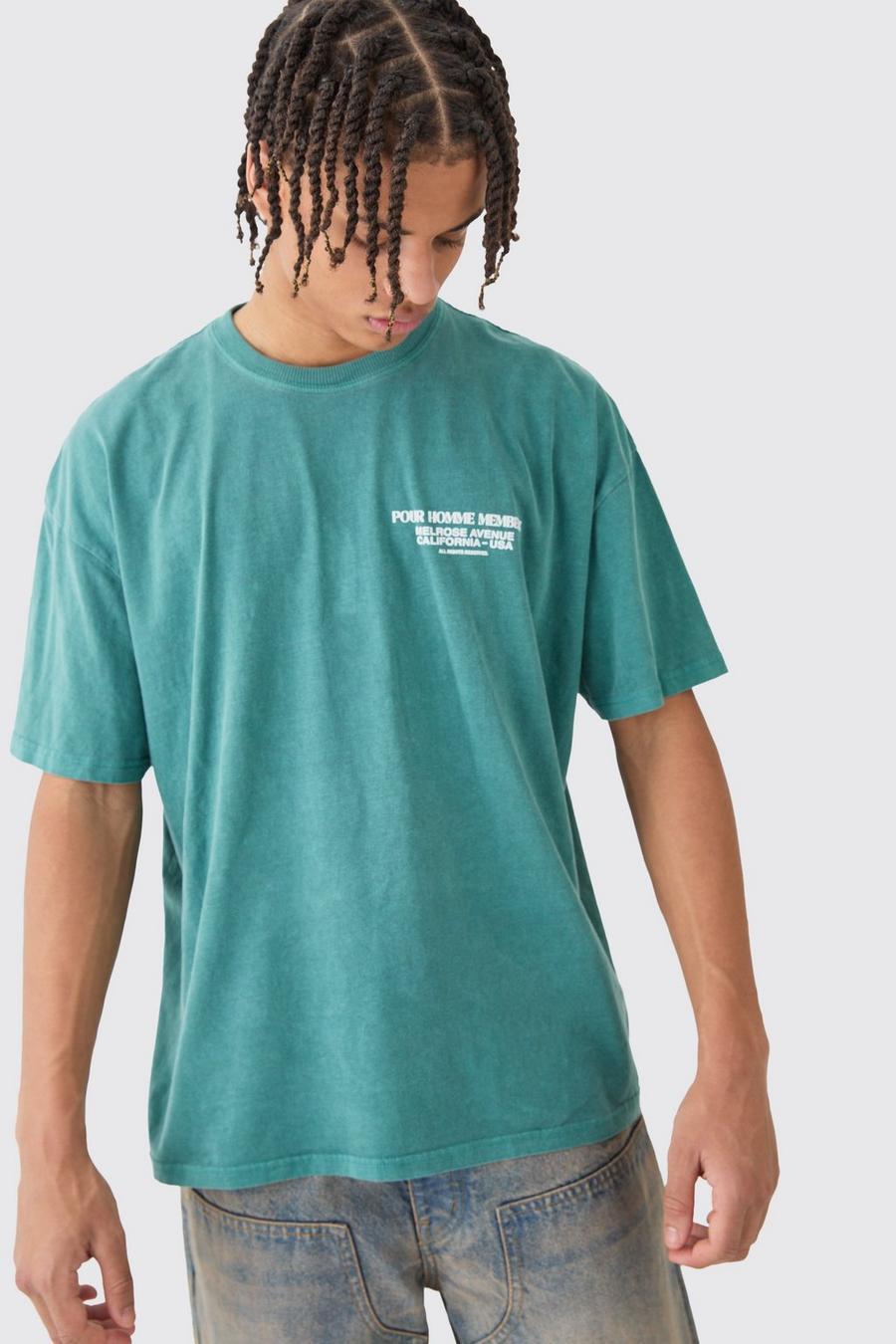 ZIELONY T-SHIRT PRINT