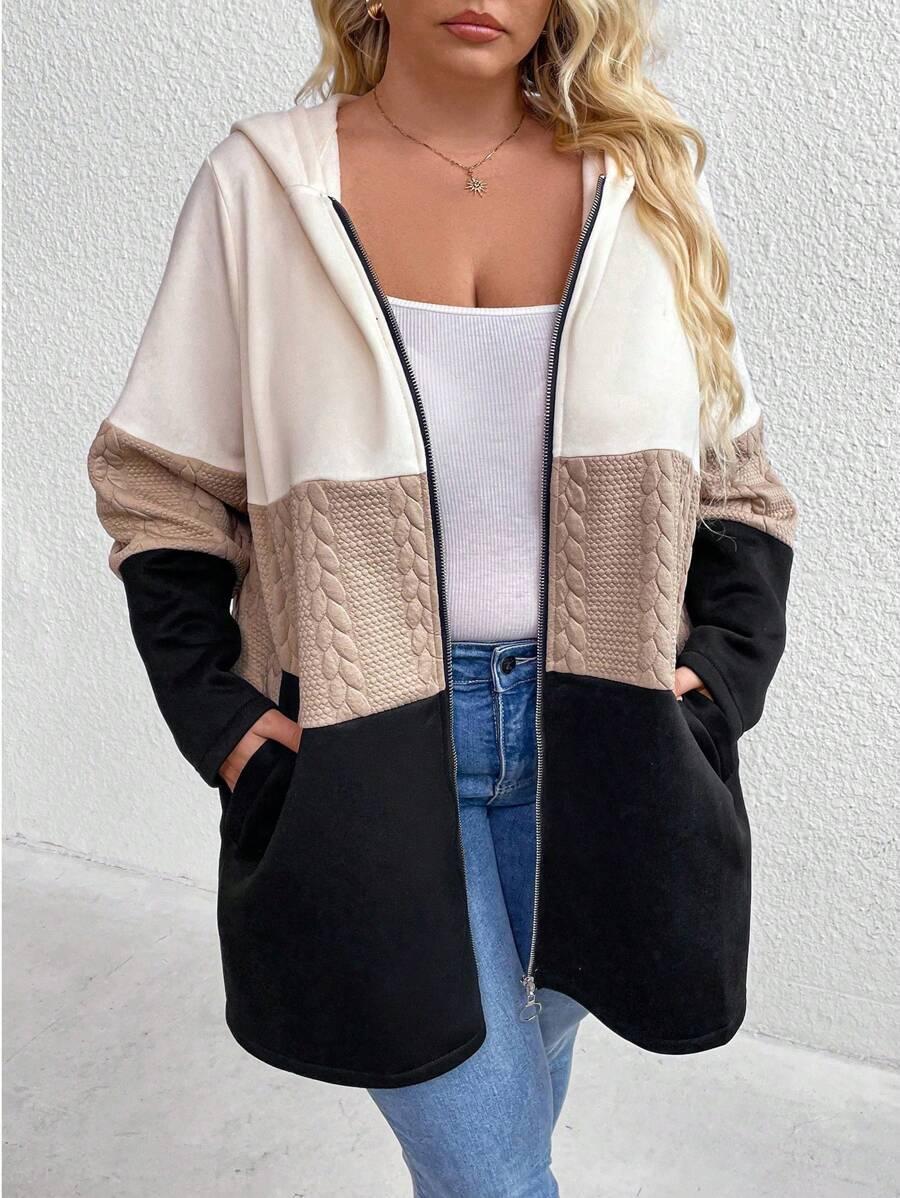 BLUZA ZAMEK KAPTUR